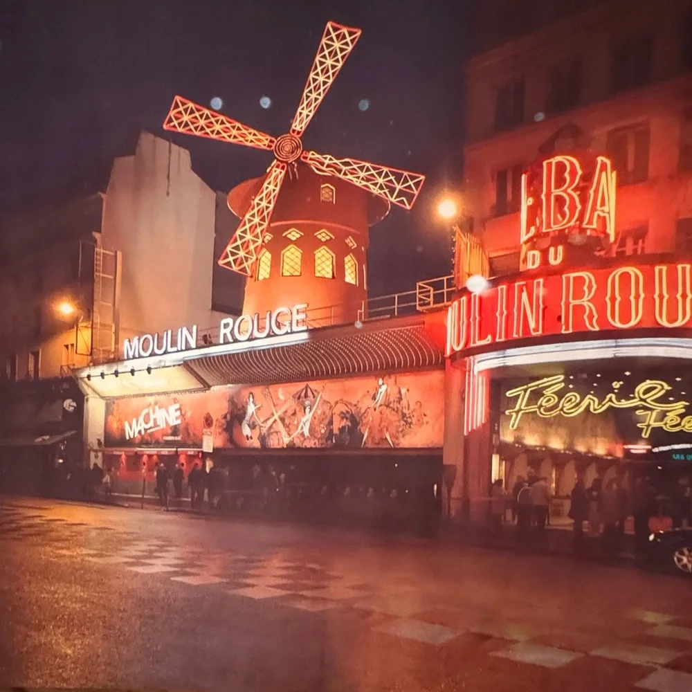 Moulin Rouge Background size 10X7 ft
